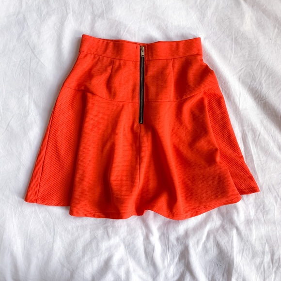 Bright Orange Skirt - Picture 2 of 3